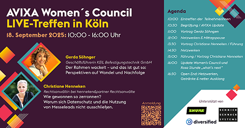 AVIXA Womens Council DACH Treffen in Koeln