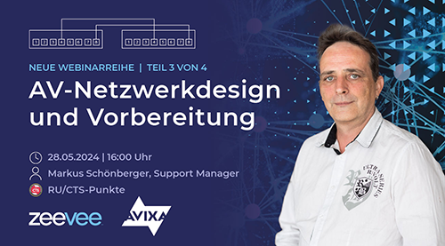 AV-Netzwerkdesign und Vorbereitung