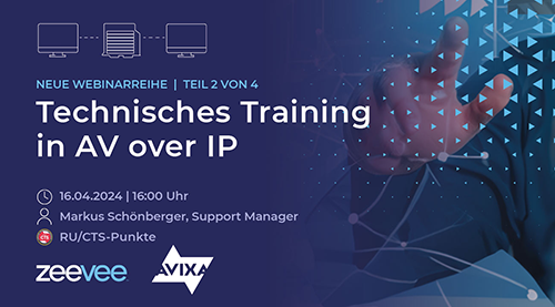 Technisches Training AV over IP