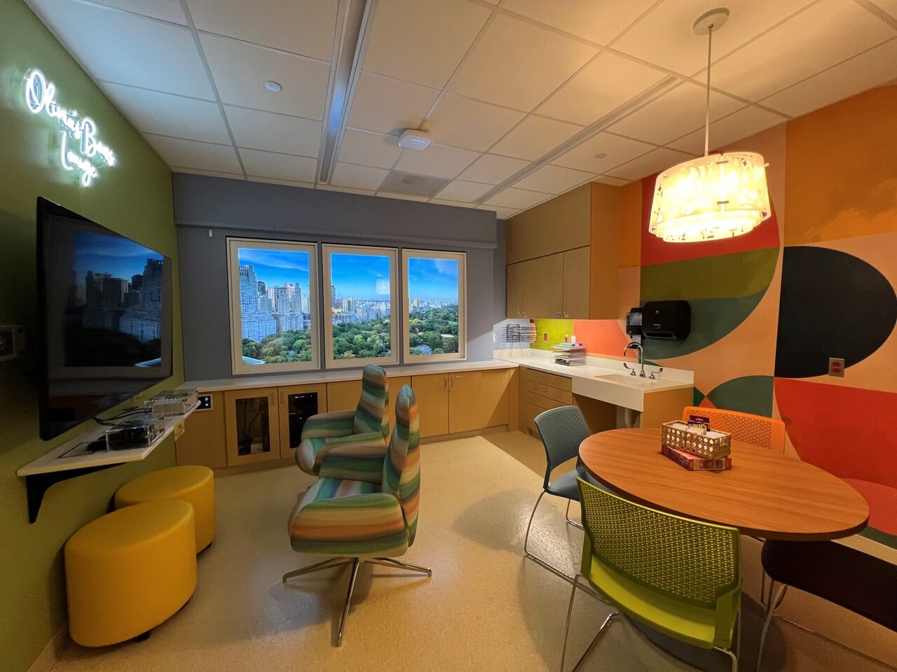 LiquidView digital windows in Buffalo Children's Hospital