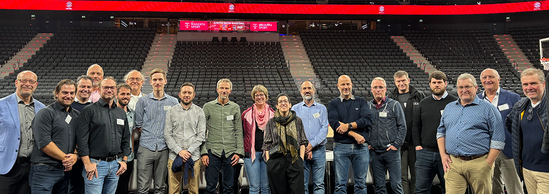 Gruppenfoto im SAP Garden München 
