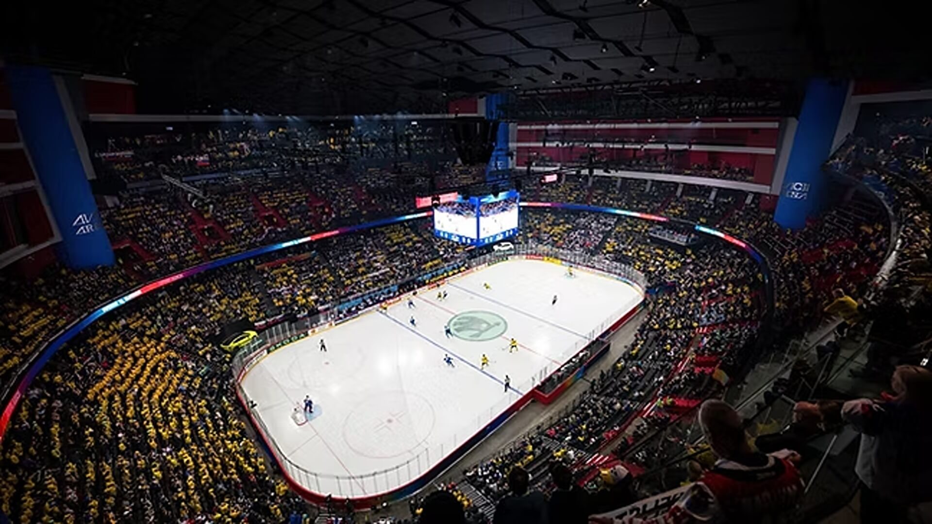 Inside the Avicii Arena in Stockholm, Sweden