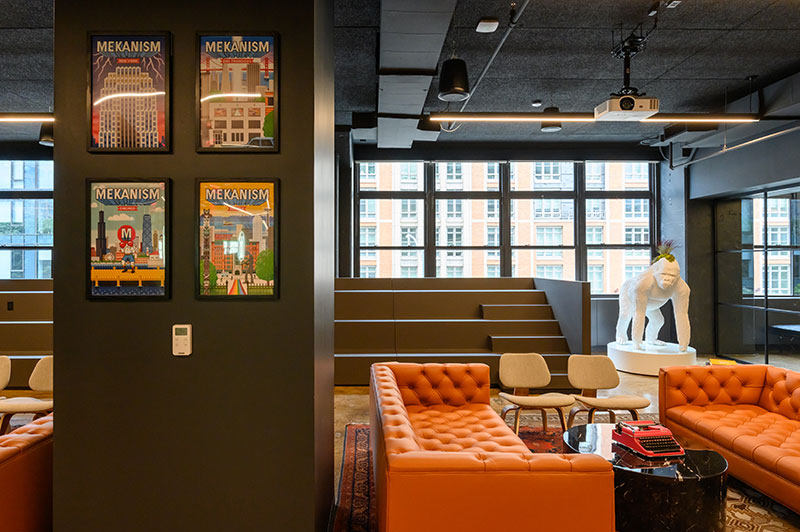 Ambientes luxuosos de escritório incorporam elementos multissensoriais que promovem o bem-estar. Crédito da foto | AVIXA