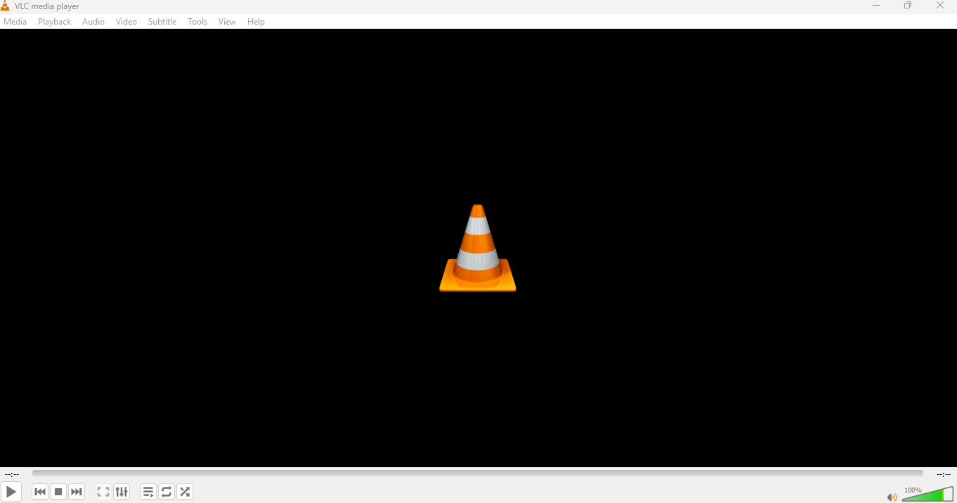 2.1 VLC main screen