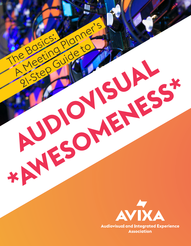 Cover of Meeting Planners Guide to AV Awesomeness