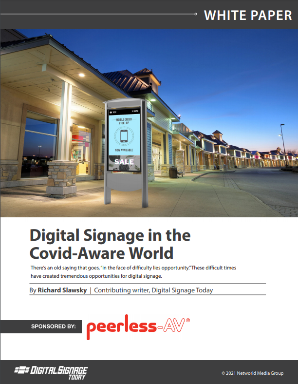 Digital Signage Whitepaper by Peerless | AVIXA