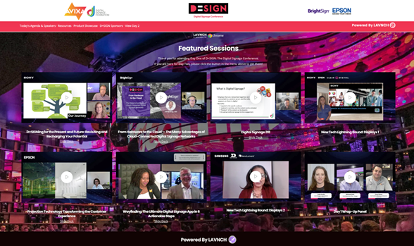 D=SIGN Featured Sessions Screenshot | AVIXA