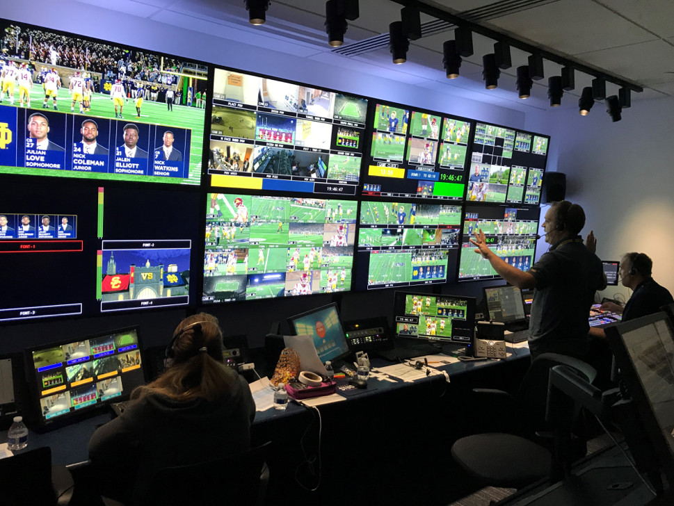 Notre Dame Control Room During Football