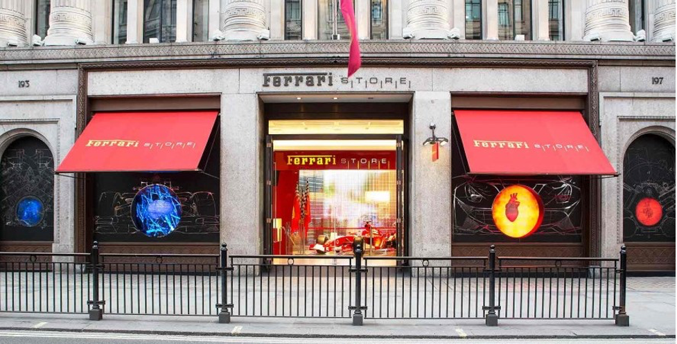 Ferrari Storefront in London on Regent Street - Gensler | AVIXA Ferrari Storefront in London on Regent Street - Gensler | AVIXA