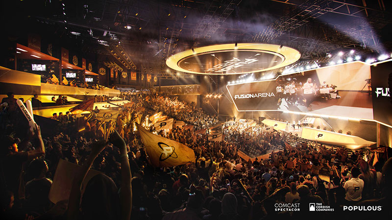 Fusion Arena em Filadelfia, PA | AVIXA Fusion Arena em Filadelfia, PA | AVIXA
