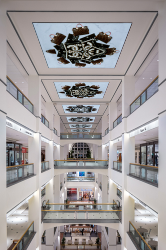 900 Michigan Shops Ceiling