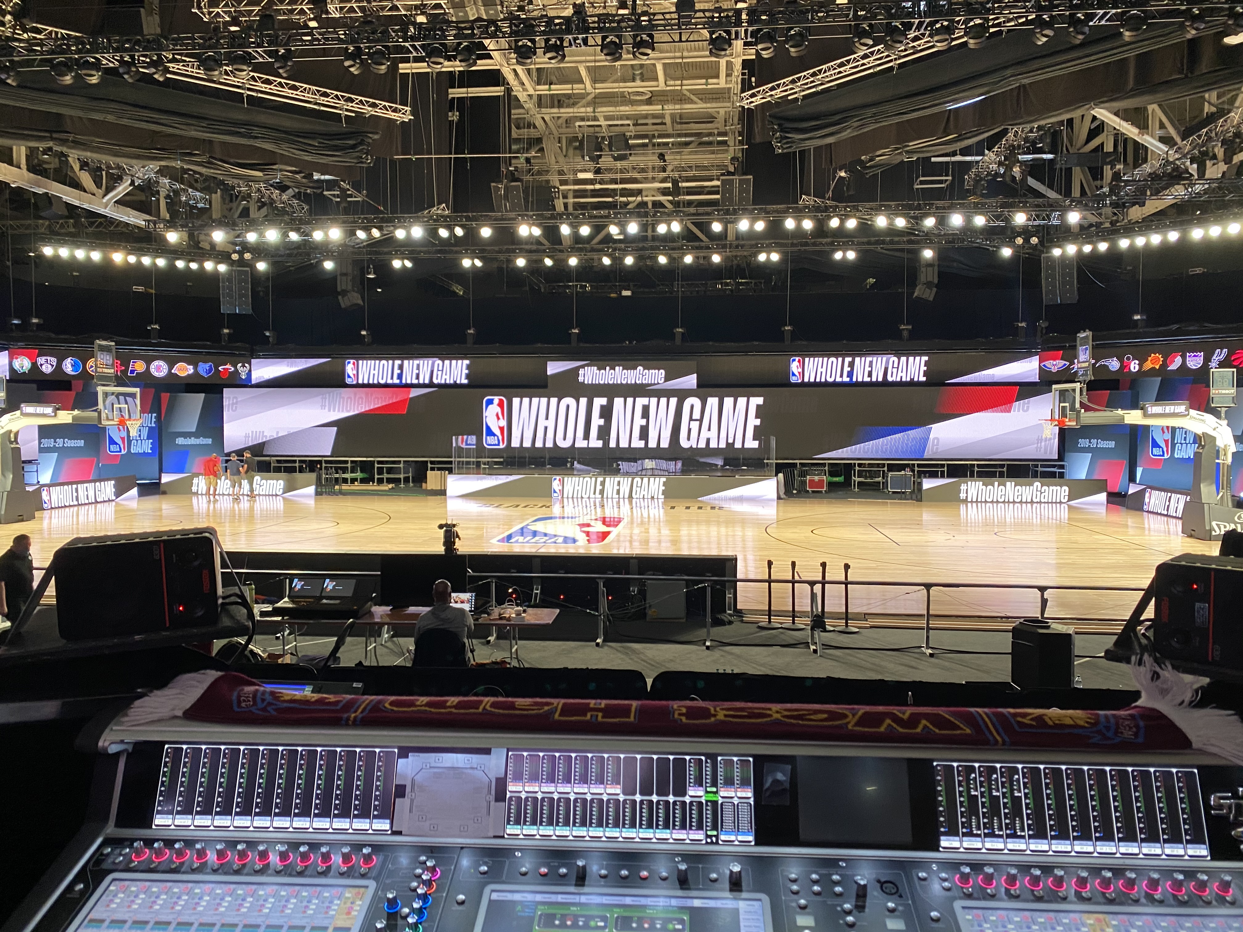 Each venue would have essentially the same audio setup, so not only would the athletes enjoy the same audio sensations, but the system would be familiar and easy to hop in and operate for the Firehouse team and NBA producers. | AVIXA