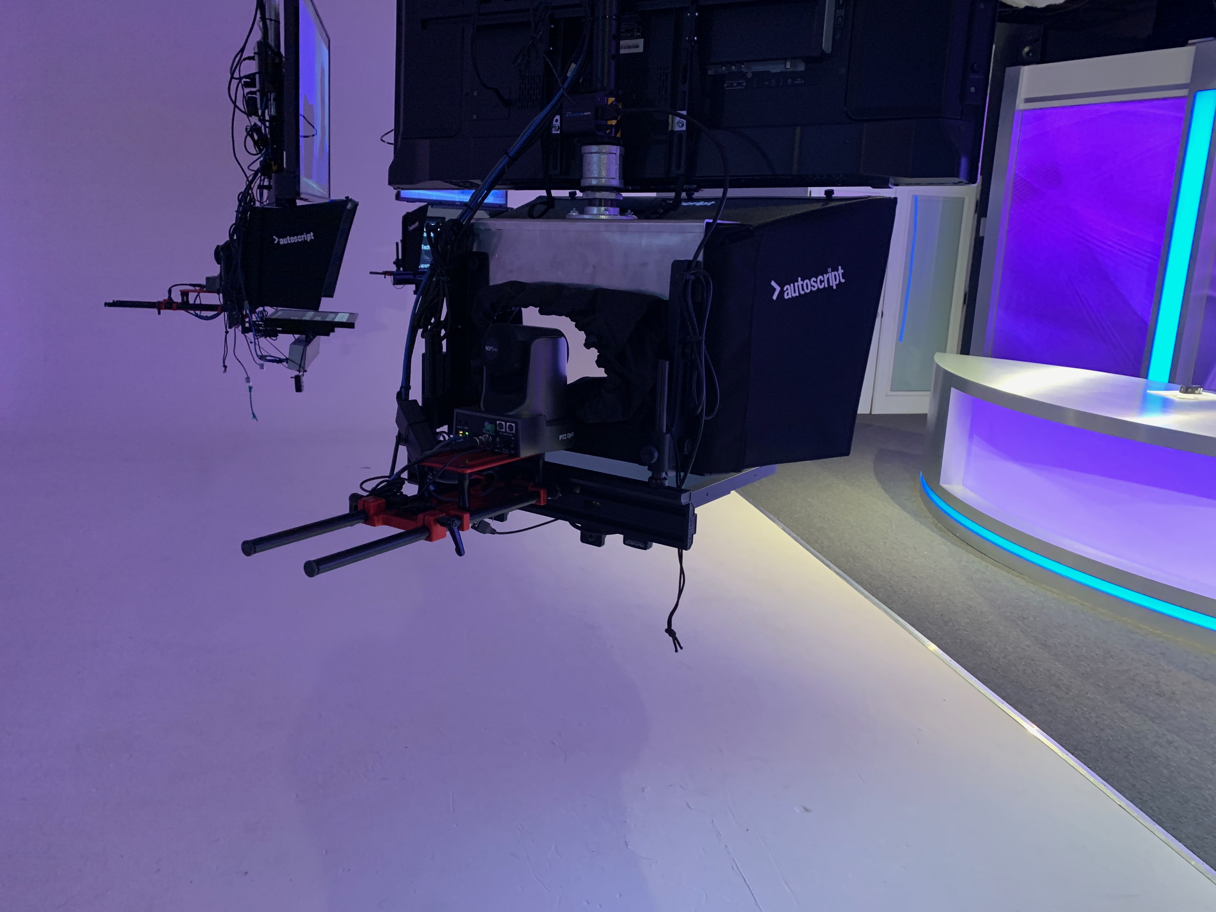 PTZ Cameras inside of teleprompters | AVIXA