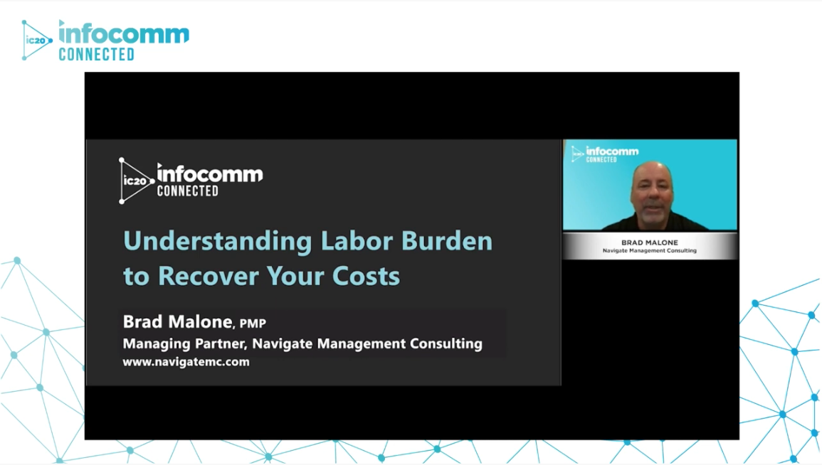 Understanding Labor Burden to Recover Your Costs with Brad Malone | AVIXA