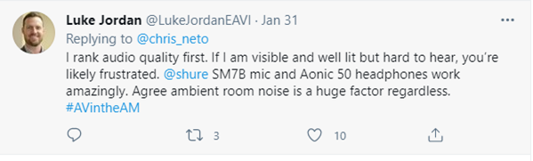 Tweet Luke Jordan | AVIXA Tweet Luke Jordan | AVIXA