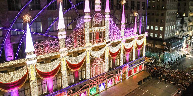 Saks Holiday Window